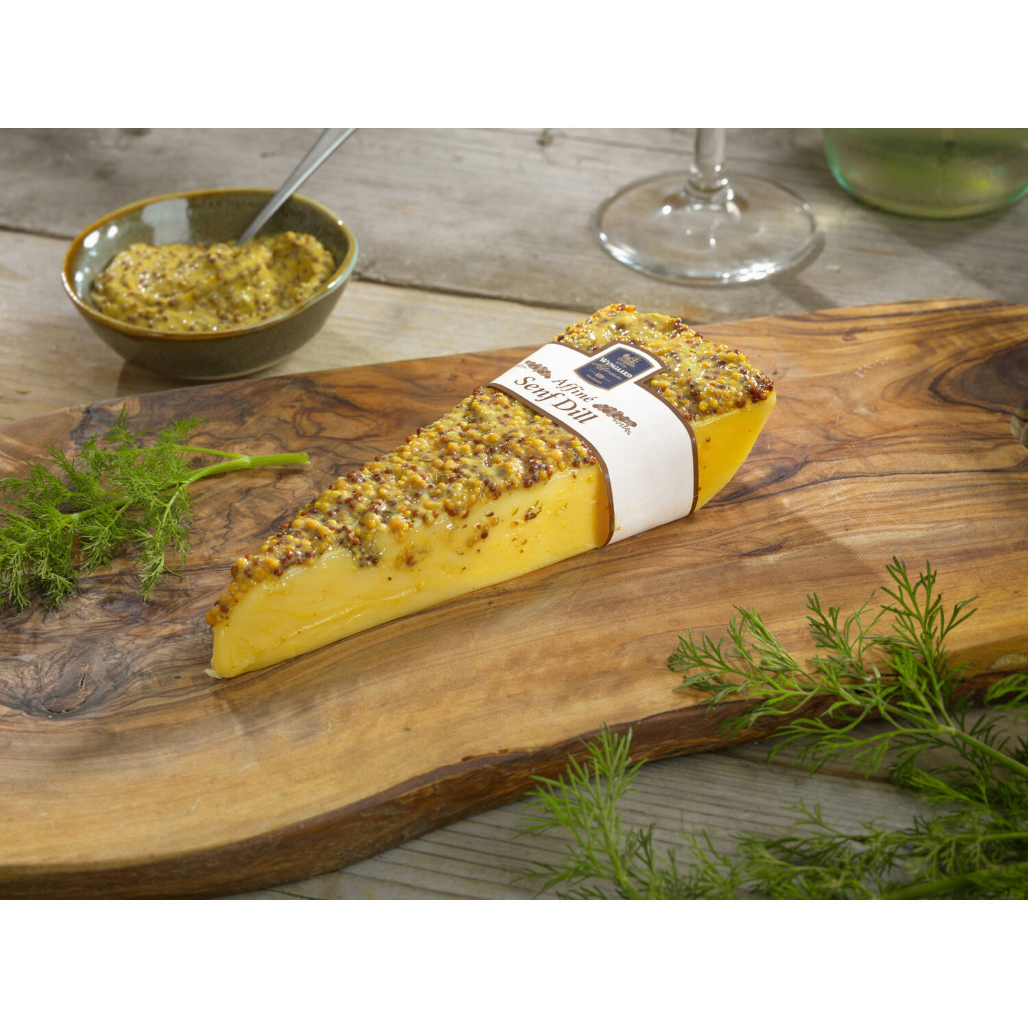 Wyngaard Kaas Senf-Dill 150gr 